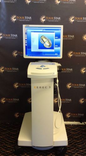 Sirona cerec 3 red cam- 2005 with 3.85 sw for sale