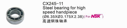New COXO Steel Bearing CX245-11 for High Speed Handpiece Compatible NSK 10Pcs