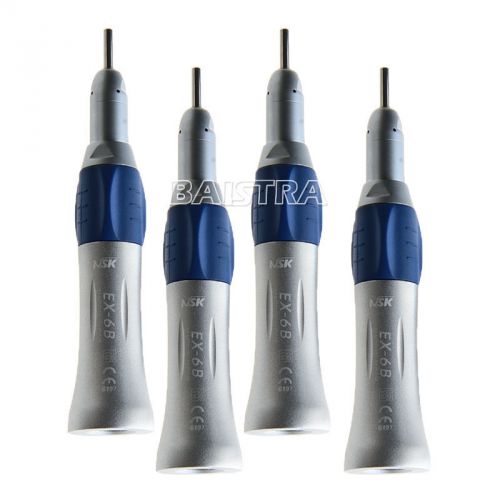 4xdental low speed straight nosecone handpiece nsk style ex-6b(d) free shipping for sale