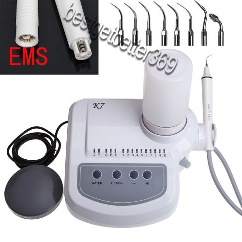 Dental ultrasonic piezo scaler ems woodpecker style handpiece with tips a7 for sale