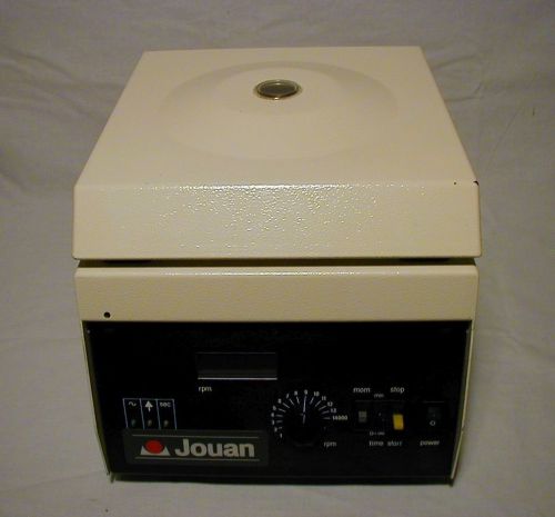 Jouan 4214-v1 microcentrifuge w/covered 18 x 2.0ml rotor. for sale