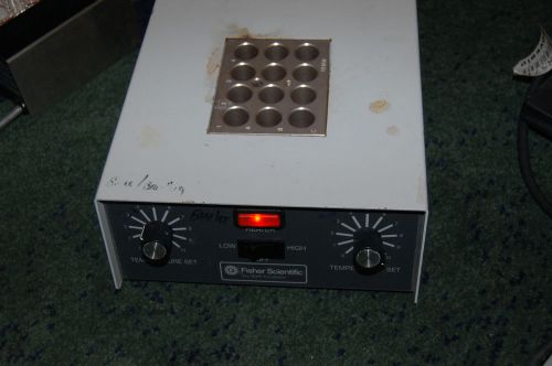 Fisher thermostat heat block dry plate hot lab dri-bath incubator heter high low