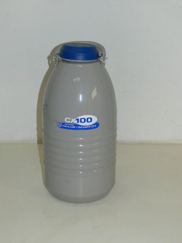 Taylor wharton cx100 dewar 5 liter ln2 storage liquid nitrogen canister for sale