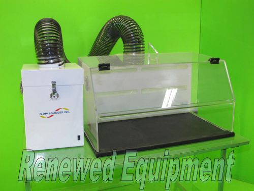 Nuaire nu-s819-300 fume hood vented workstation with fs4010 blower for sale