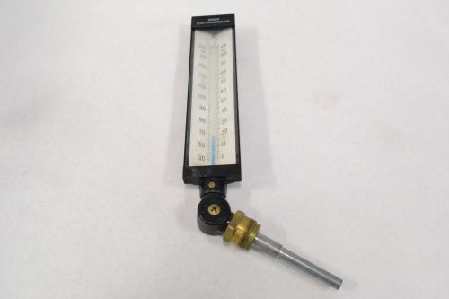 Weksler industrial thermometer temperature 30-240f 1 in npt gauge b311243 for sale