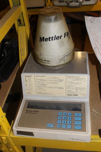 METTLER FP80 CENTRAL PROCESSOR WITH FP83 DROPPING POINT CELL