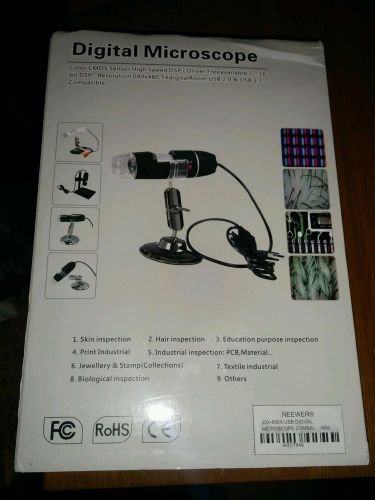Neewer 20x-800x black digital microscope