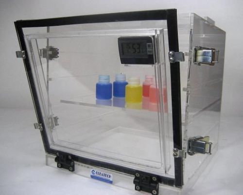 Cleatech desiccator cabinet, esd safe pvc, 18x18x12 for sale