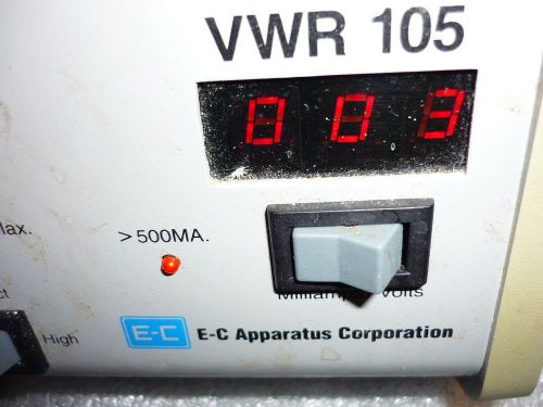 VWR 105 Electrophoresis Power Supply