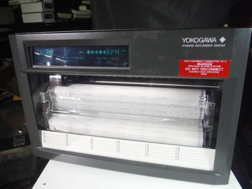 Yokogawa Hybrid Chart Recorder DR240 With 20 Inputs, Alarm and Ethernet Option