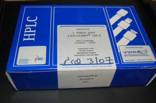 New HPLC cartridge EMD Merck LichroCART LiChrospher 60 RP-select B 5 um column 1