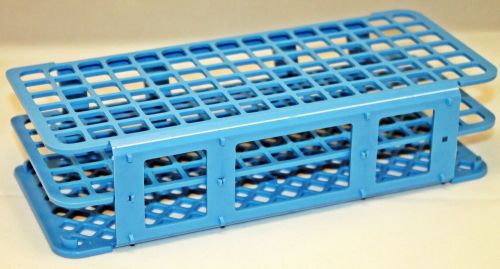 13 mm plastic test tube rack, 90 holes, blue, free shipping, new for sale