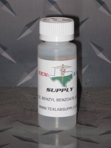 Tex lab supply 2 fl. oz. benzyl benzoate usp grade sterile free shipping for sale