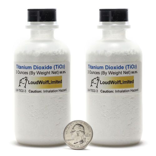 Titanium Dioxide / Fine Powder / 6 Ounces / 99.99% Pure / SHIPS FAST FROM USA
