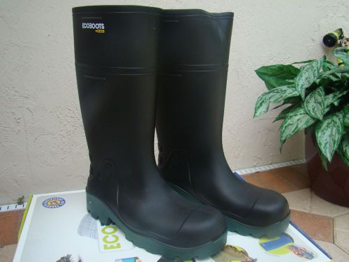 15&#034; Polyurethane Boots,Size 9 COMPOSITE TOE, NO slip, more durable that PVC