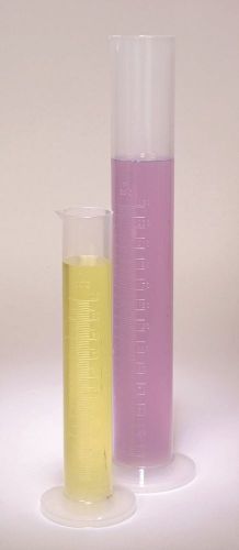 Polypropylene Cylinder: 10ml : Graduated Plastic