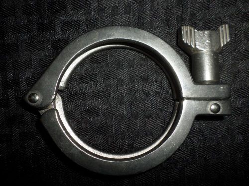 2&#034; single pin heavy duty sanitary clamp 304 stainless steel for sale