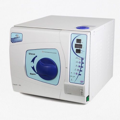 New vacuum steam autoclave sterilizer printing data dentist lab 12 l printer for sale