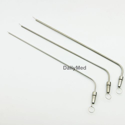 3 pieces of Laryngeal instruments Suction Tube