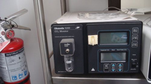 Ohmeda 5200 co2 monitor powers on/no further testing has been done/as is for sale
