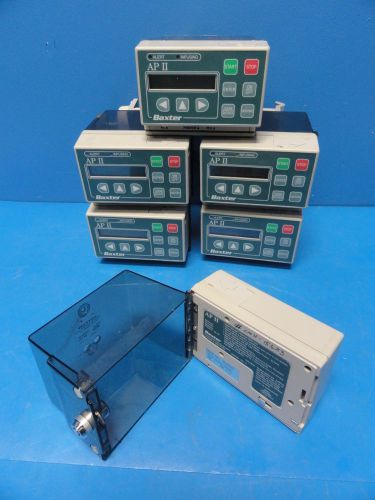 6 X BAXTER AP II CAT # 2L310S INFUSION PUMP (PCA Patient-controlled analgesia )
