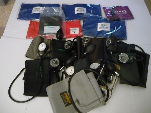 LARGE LOT OF TYCOS WELCH ALLYN BLOOD PRESSURE CUFFS