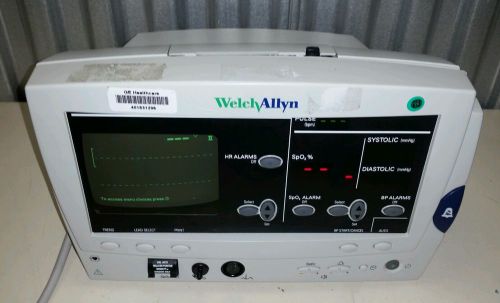 Welch allyn 62000 6200 series patient monitor  bp nibp spo2 temp ecg printer for sale
