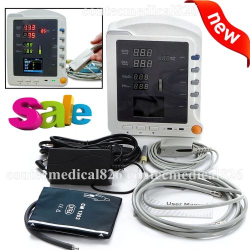 Ce,fda, new vital signs icu/ccu patient monitor 3 parameters nibp+spo2+pr for sale