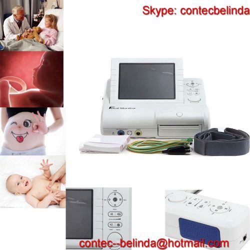 CONTEC CE,CMS800G Fetal Monitor FHR TOCO Fetal movement, Build-in Printer