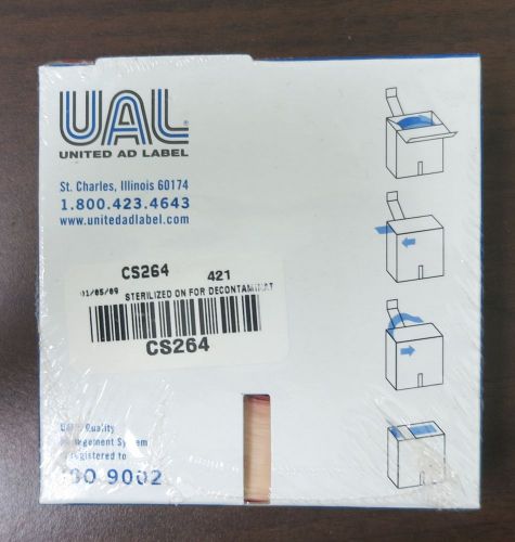 United Ad Label CS264 Sterilized On For Decontamination Labels