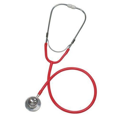 Brand New Double Dual Head RED Stethoscope IN BOX