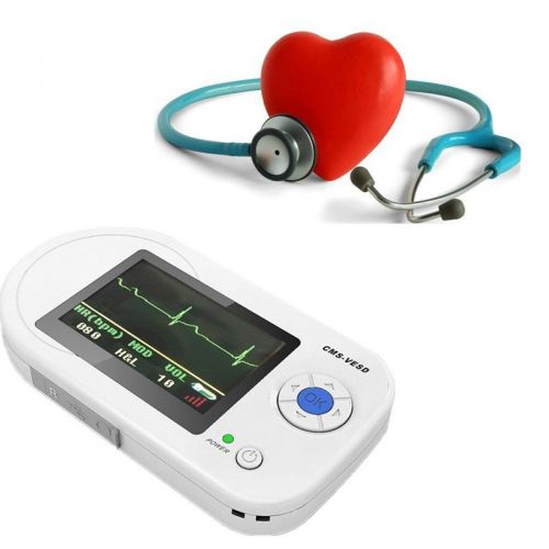 CONTEC Visual Digital Stethoscope ECG SPO2 probe PR Electronic Diagnostic USB