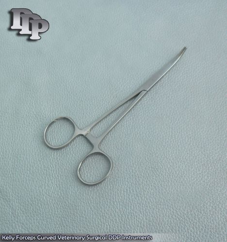 6 Kelly Hemostat Forceps 5.50&#034; Curved OR GRADE Surgical Dental Instruments