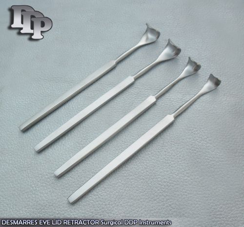 4 DESMARRES Retractor Ophthalmic Surgical Ophthalmology sizes 11,13,15,17mm