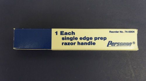 Personna 74-0004 single edge prep razor handle  lot of 5 for sale