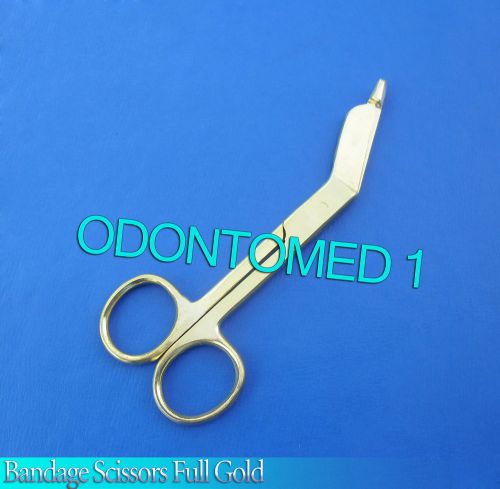 Lister Bandage Scissors 3.5” Gold Plated Surgical