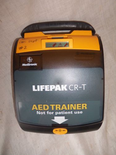 Medtronic lifepak cr-t aed defibrillator trainer minimal use for sale