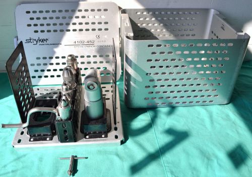 Stryker system 5  sagittal 4208  with attachments &amp; 4102-452 sterilization case for sale
