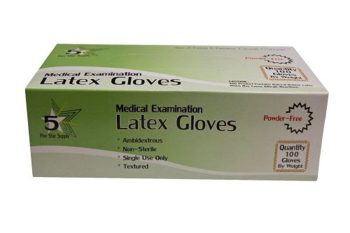 Medical Examination Latex Gloves Powder-Free 1 case (Any Size)