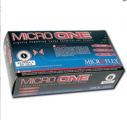 2 box Microflex Micro-One, Latex Exam Glove, Size: Small