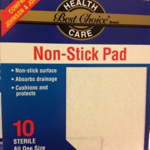 Health Care -  Non-Stick Adhesive Pad - 2&#034; x 3&#034; - 6 boxes of 10 (60 Bandages)