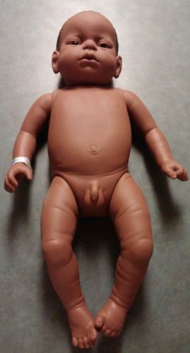 Reality Works, Baby Think It Over, African American Male Doll, Powers on