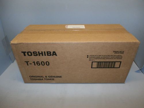 Genuine TOSHIBA T1600 16 E-Studio Toner Cartridge Laser 5000 Page Black