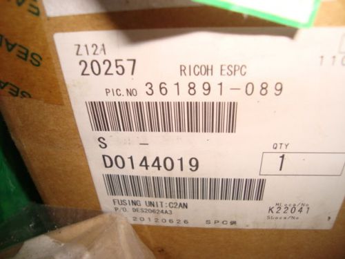 Genuine Ricoh Fuser UNIT D014-4019  MP C7501 C6501 C7500 C6000