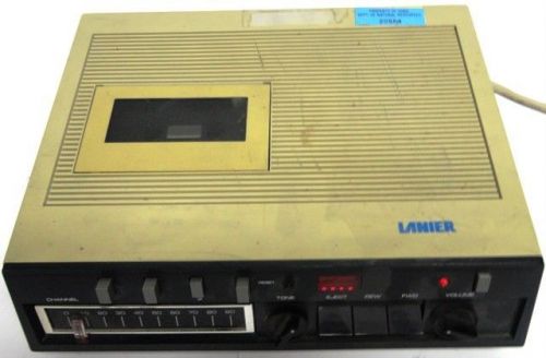 Lanier LCT-2D Cassette Transcriber  Unit LCR2D S/N 150866 Used Condition