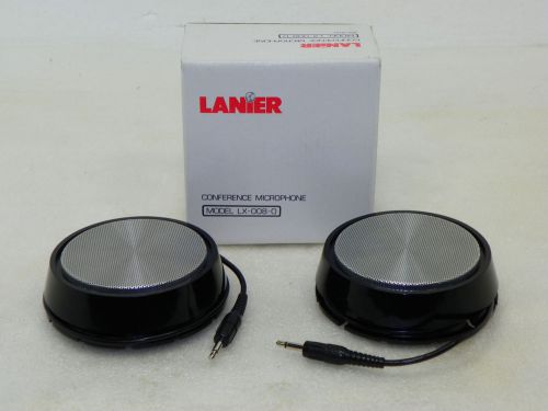 Lanier Model LX-008-0 Conference Microphone Dictation Transcriber Mic EUC