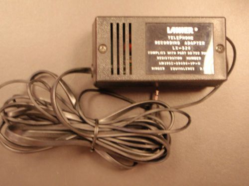 Lanier LX-524 telephone record adapter