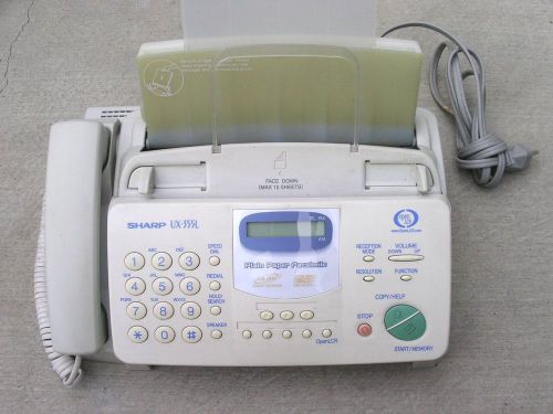 Fax Machine Sharp UX-355L , Copier, Phone. Uses plain paper. Works great !