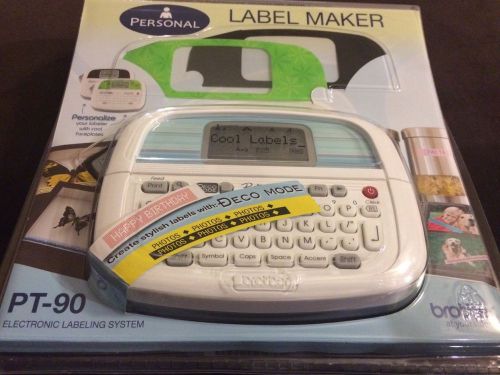 New Brother Personal Label Maker PT90, Whit