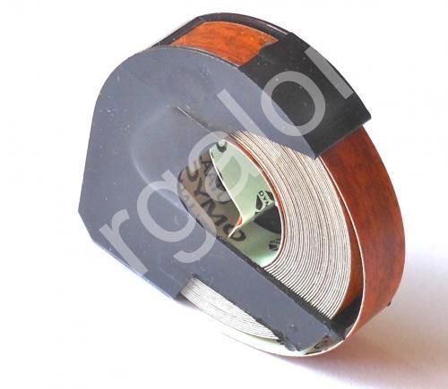 DYMO embossing Tape 5201-60 Woodgrain 3/8&#034; x 12 Ft NEW Label Labeling